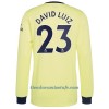 Camiseta de fútbol Manga Larga Arsenal David Luiz 23 Segunda Equipación 2021/22 - Hombre